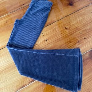 Aerie Kick It Ribbed High Waisted Super Flare Pant